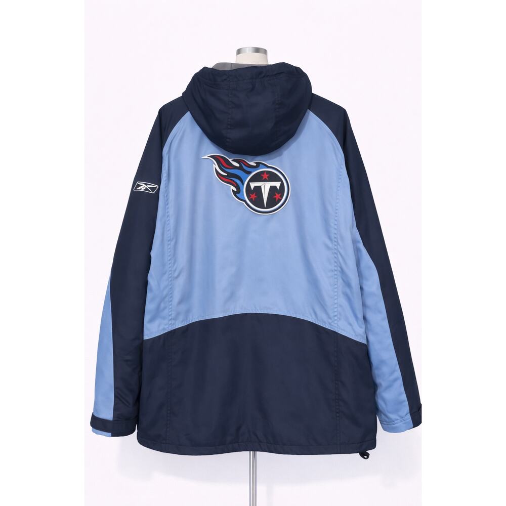 Tenessee Titans NFL Large Winter Coat Mens Size L Team Apparel Jacket Game Day - Picture 2 of 3